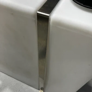 100 gallon vertical tank aluminum band